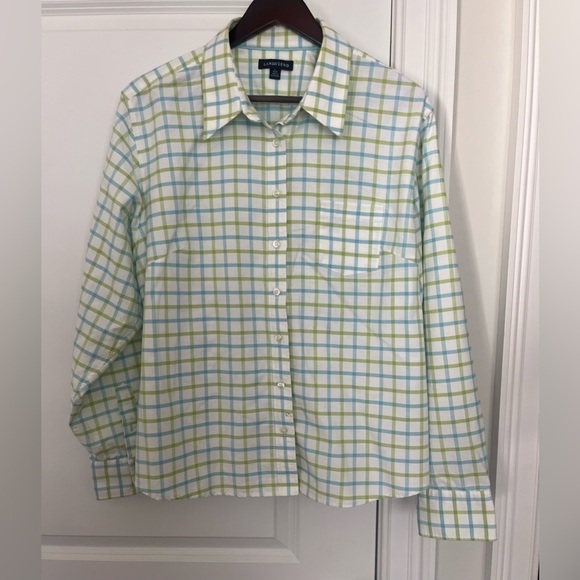 Land’s End button down cotton shirt boys size XL (18/20) - Picture 1 of 6